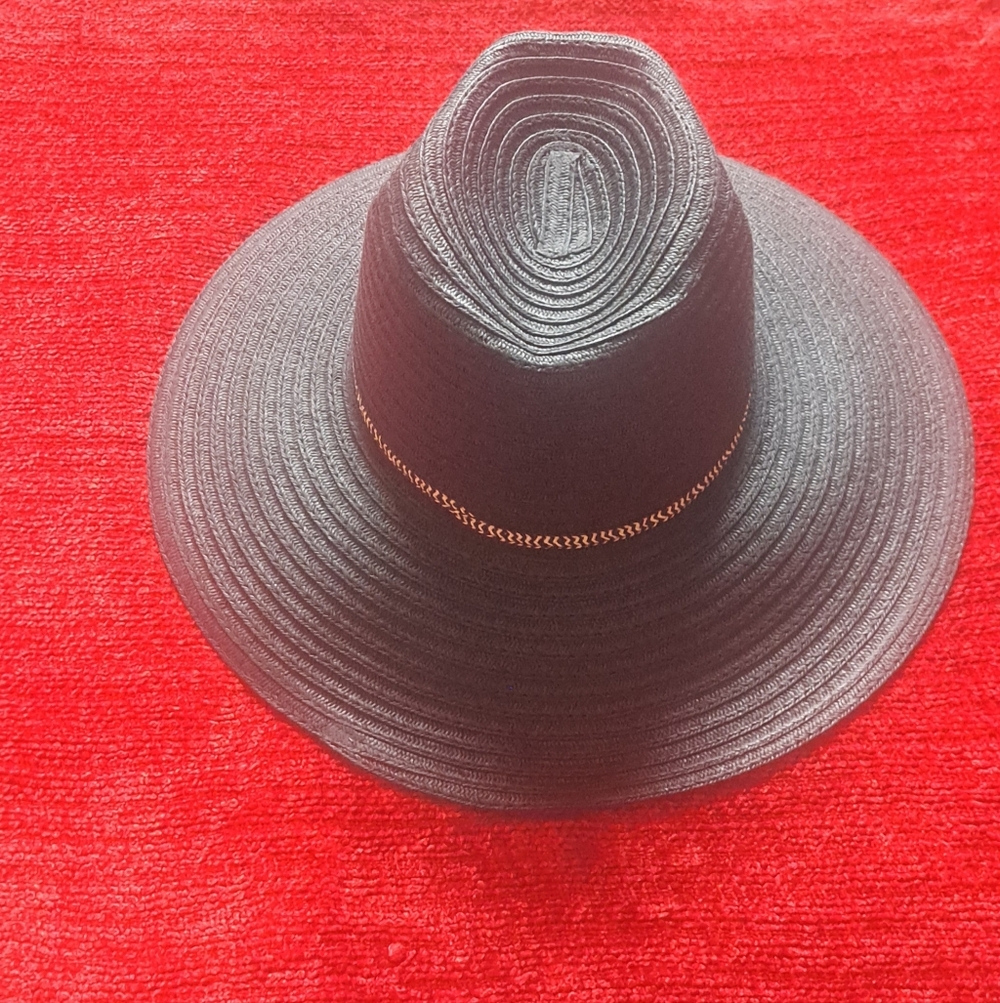 Time and Tru Black Fedora Hat
